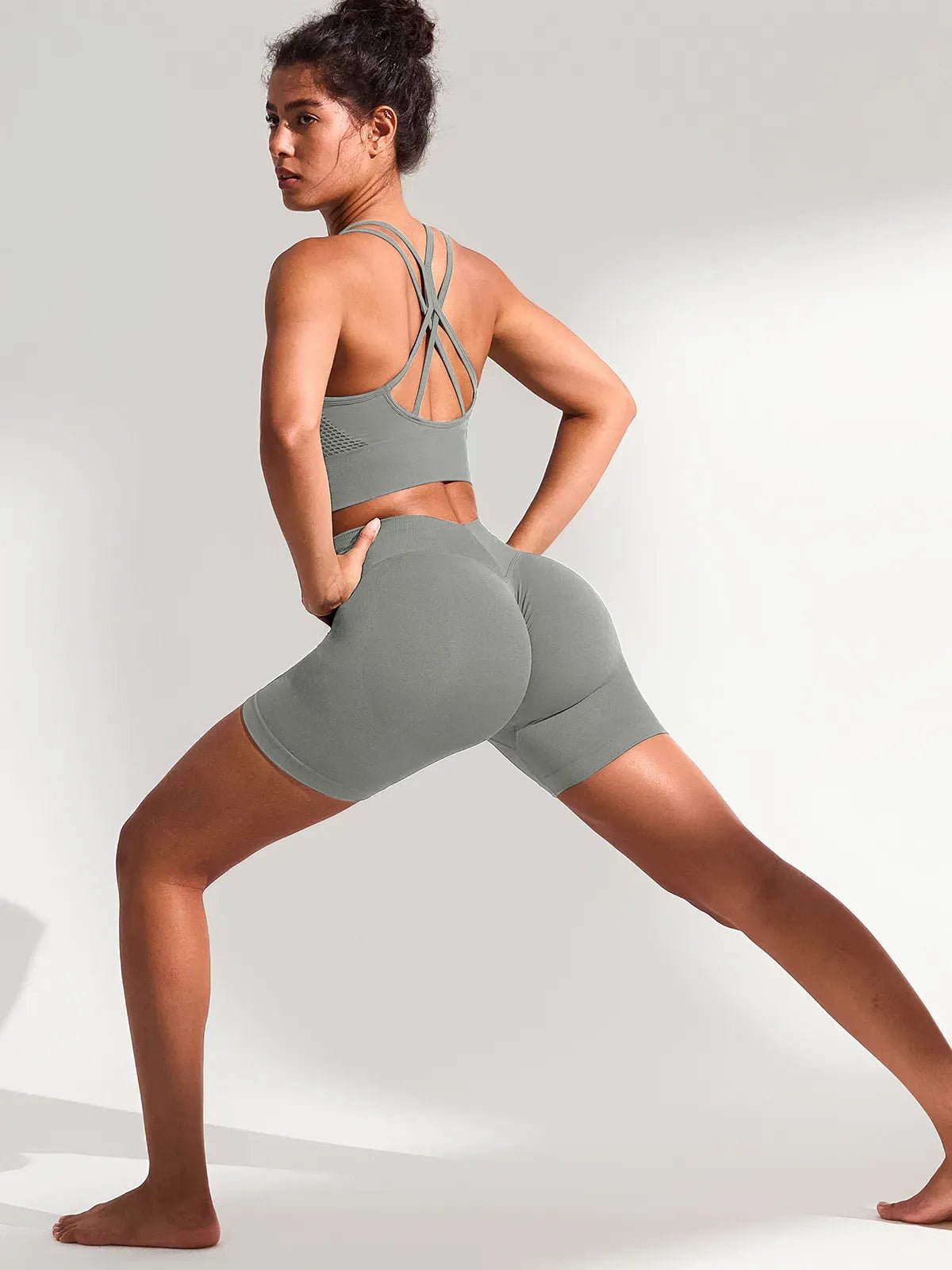 Seamless Scrunch Butt Workout Shorts - Keep - Us