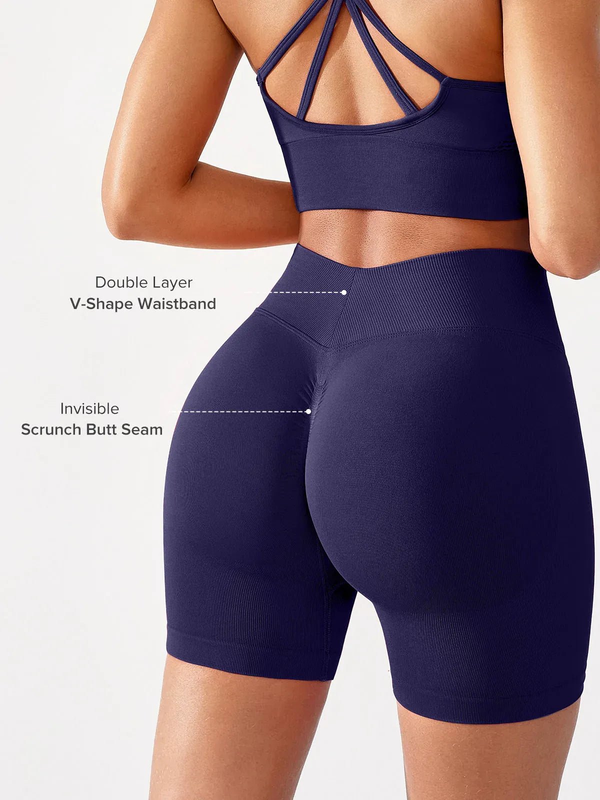 Seamless Scrunch Butt Workout Shorts - Keep - Us