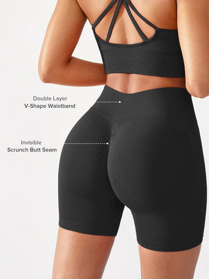 Seamless Scrunch Butt Workout Shorts - Keep - Us