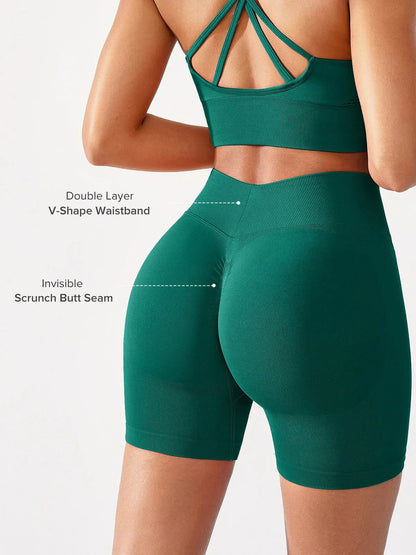 Seamless Scrunch Butt Workout Shorts - Keep - Us
